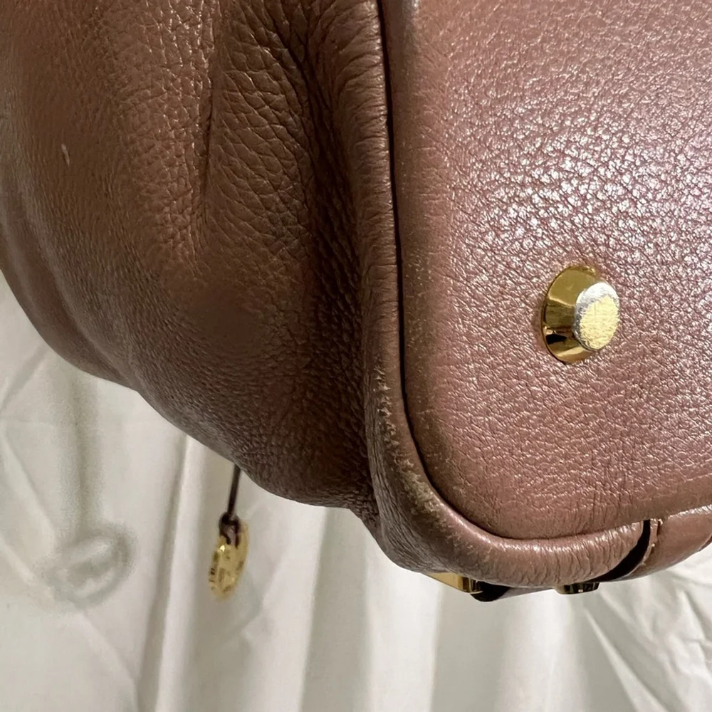 Michael Kors Brown Leather Shoulder Bag